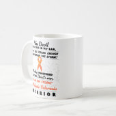 Mug Diable fouetté - Sclérose en plaques guerrière Sup (Devant gauche)