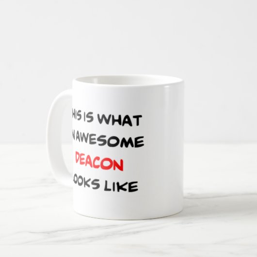 Mug diacre, génial (Devant gauche)