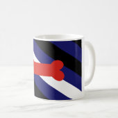MUG DIAGONALE DE FIERTÉ DE JEU DE CHIOT (Devant droit)