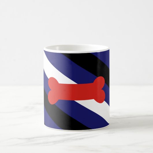 MUG DIAGONALE DE FIERTÉ DE JEU DE CHIOT (Centre)