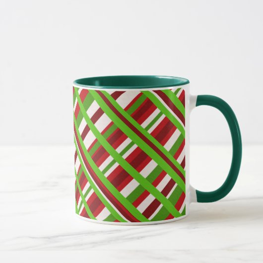 Mug Diagonale de Noël (Droite)