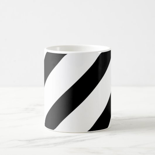 Mug Diagonale noire et blanche (Centre)