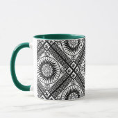 Mug Diagonale ornementale celtique (Gauche)