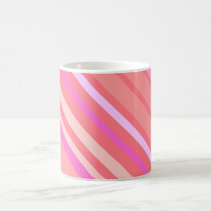 Mug Diagonale rose moderne