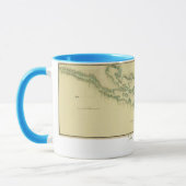Mug Diagramme 1779 de lac Champlain (Gauche)