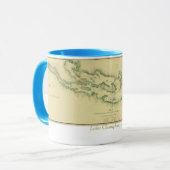 Mug Diagramme 1779 de lac Champlain (Devant gauche)