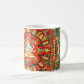 Mug Diagramme cosmique Mandala pour la méditation (Devant droit)