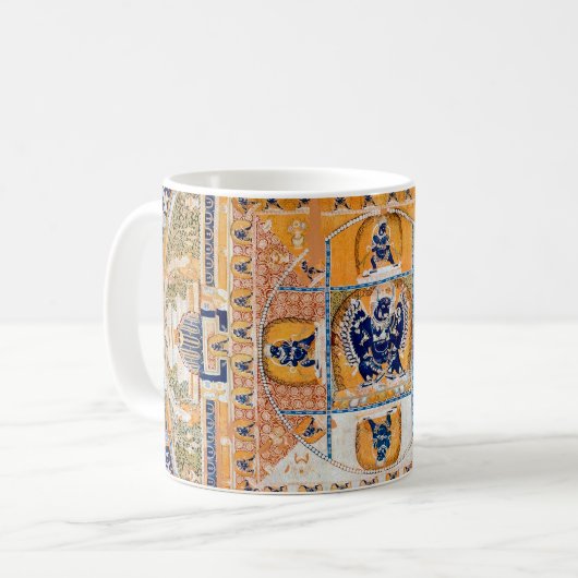 Mug Diagramme cosmique Mandala pour la méditation (Devant gauche)