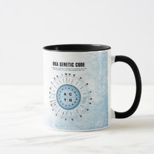 Mug Diagramme de code génétique d'ADN