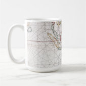 Mug Diagramme de mer à l'est de l'Inde | Indonésie (Gauche)