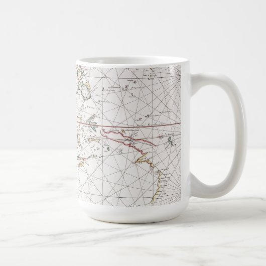 Mug Diagramme de mer à l'est de l'Inde | Indonésie (Droite)