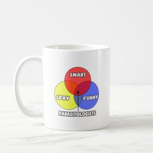 Mug Diagramme de Venn .. Parasitologues (Gauche)