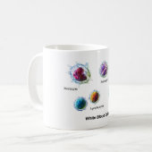 Mug Diagramme des leucocytes de globules blancs (Devant gauche)