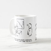Mug Diagramme des ventes Office tourné latéralement (Devant gauche)