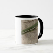 Mug Diagramme topographique du champ de bataille du (Devant droit)