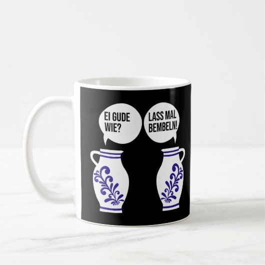 Mug Dialect Hessen Pommes Bembel Cider Jug Egg Gourd W (Gauche)