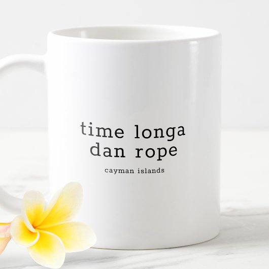 Mug Dialecte caïmanais drôle - Temps long sur Dan Rope