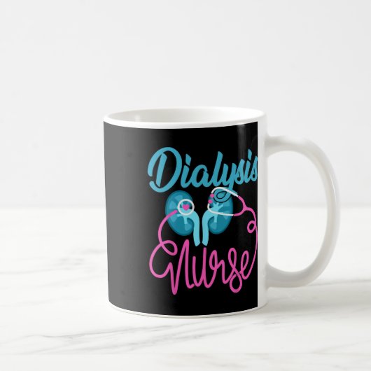 Mug Dialyse Infirmière Néphrologie Infirmière Dialyse  (Droite)