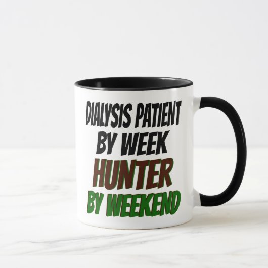 Mug Dialyse Patient Aime Chasse (Droite)