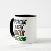 Mug Dialyse Patient Aime Chasse (Devant gauche)