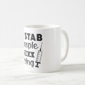 Mug Dialyse Tech I Stab Personnes Pour Une Infirmière (Devant droit)