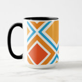Mug diamant Abstrait géométrique (Gauche)