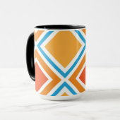 Mug diamant Abstrait géométrique (Devant gauche)