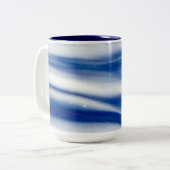 Mug Diamant Bleu (Devant gauche)