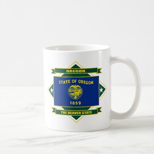 Mug Diamant de l'Oregon (Droite)