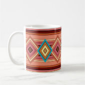 Mug Diamant et rayure multi-couleurs doux (Gauche)