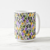 MUG DIAMANT HALLOWEEN BLACK ORANGE VERT (Devant droit)
