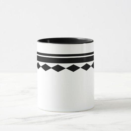 Mug Diamant Minimaliste Chic (Centre)