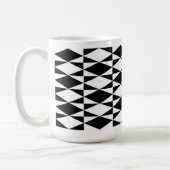 Mug Diamant Noir Et Blanc (Gauche)
