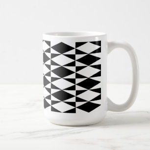 Mug Diamant Noir Et Blanc