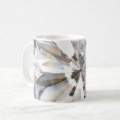 Mug Diamant réaliste : Agrandissement 3D (Devant gauche)
