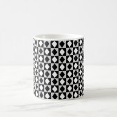 Mug Diamant Rhombus blanc noir (Centre)