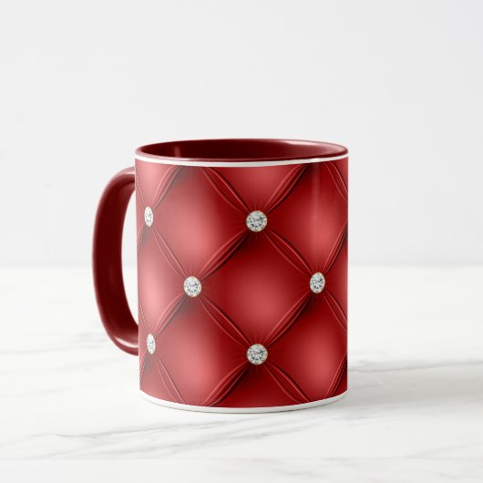 Mug Diamant rouge (Devant gauche)
