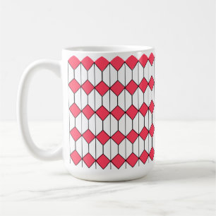 Mug Diamants Art déco et hexagones