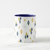 Mug Diamants Atomiques Milieu de Siècle Éclatement Nav (Centre)