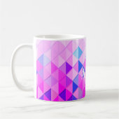 Mug Diamants bleus et roses (Gauche)