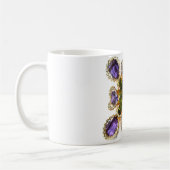 Mug Diamants d'améthyste violet Emeralds bijoux (Gauche)