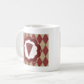 Mug diamants de la pizza (Devant gauche)