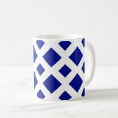 Mug Diamants de marine sur blanc (Devant droit)