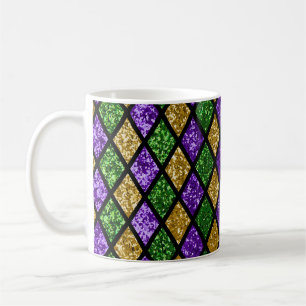 Mug Diamants de paillettes scintillants, arrière - pla