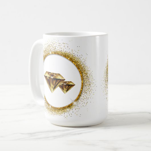 Mug Diamants d'or (Devant gauche)