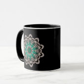Mug Diamants et émeraudes Kaleidoscope (Devant gauche)