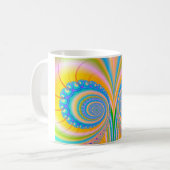 Mug Diamants fractal par Shirley Taylor (Devant gauche)