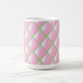 Mug Diamants matelassés rose et vert (Centre)
