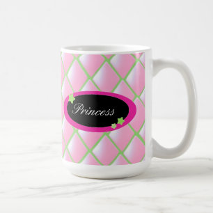 Mug Diamants matelassés roses - Princesse