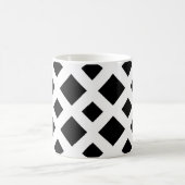 Mug Diamants noirs en blanc (Centre)